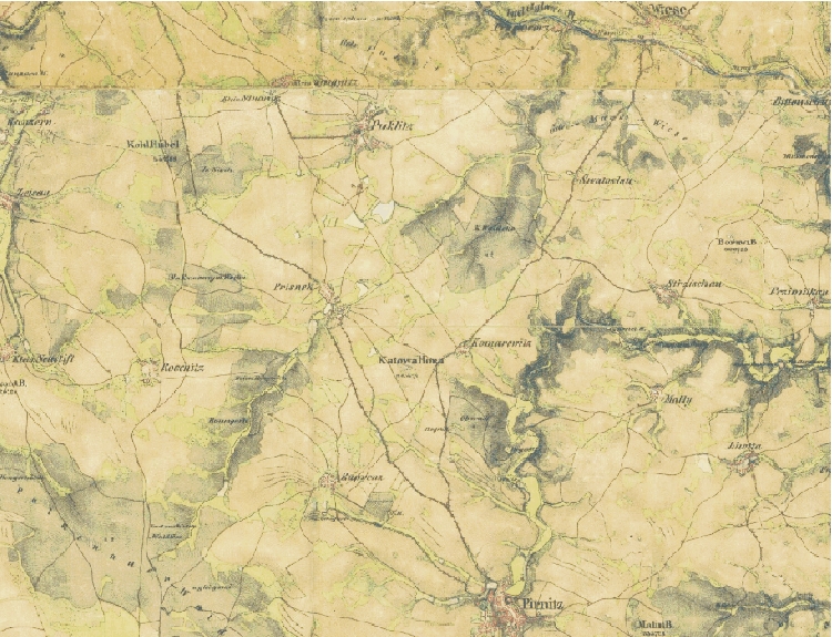 II. vojenské mapování - Františkovo